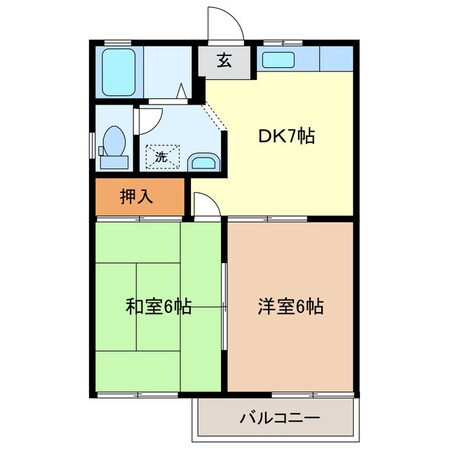 パールハイツの物件間取画像